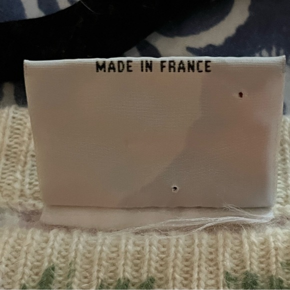 Ribbed Floral Made in France Sweater - Picture 3 of 6